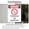 Signmission Propane No Smoking Danger Sign, Vinyl Decal, 7in W x 10in L, 2PK OS-2PACK-DS-D-710-V-1540 - alternate 5
